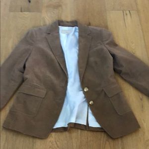 Classic! Camel blazer with red detail